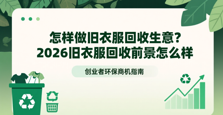 怎样做旧衣服回收生意?2026旧衣服回收前景怎么样-网创大婶