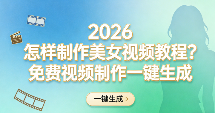 2026怎样制作美女视频?新手也能学会,免费一键生成-网创大婶