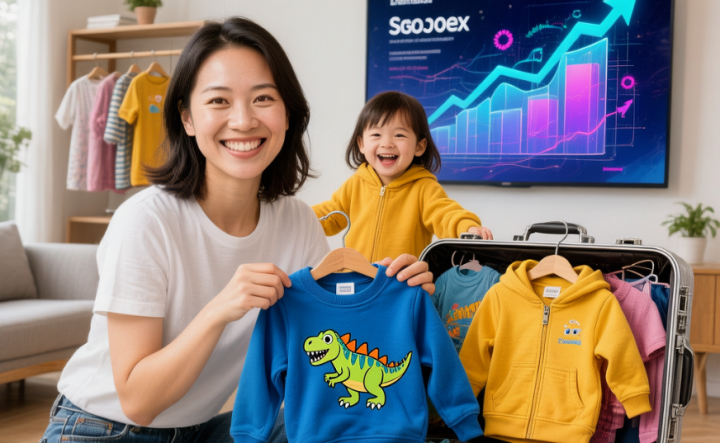 AI童装图文剪辑:起号涨粉、AI童装带货、爆款选品-网创大婶
