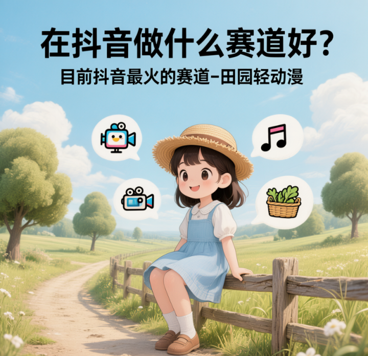在抖音做什么赛道好?目前抖音最火的赛道-田园轻动漫-网创大婶