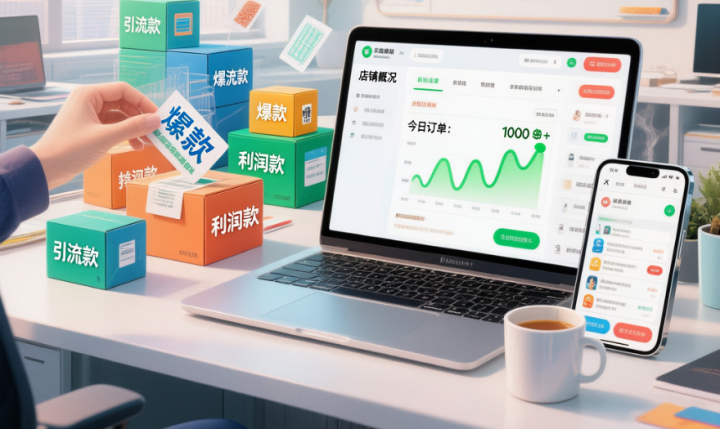 拼多多新店铺怎么做起来?快速打造盈利店铺,日销破千单-网创大婶