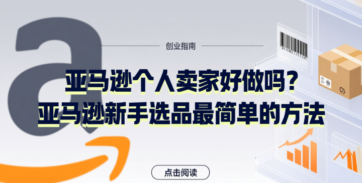 亚马逊个人卖家好做吗?亚马逊新手选品最简单的方法-网创大婶