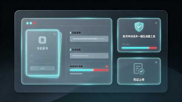 使用申诉话术生成工具撰写抖音解封文案,提升账号申诉审核通过率 账号申诉话术一键生成器展示图