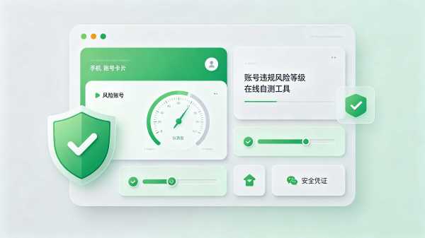 使用账号风险自测工具快速判定微信账号处罚轻重,提前规避交易风险 账号违规风险等级在线自测工具