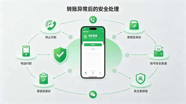 讲解停止付款、身份核验、更换交易渠道整套稳妥处理思路 转账遇账号异常安全处理流程